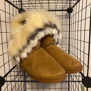 Faux Fur Boots Sz 9
